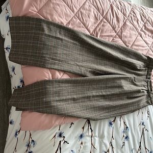 Pants high waist with squares